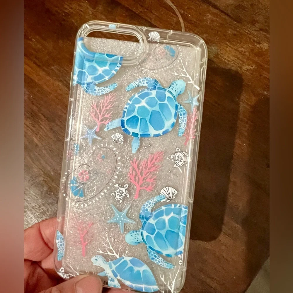 iPhone 7 Plus / 8 Plus Case Sea Turtle Design Clear Protective Cover
